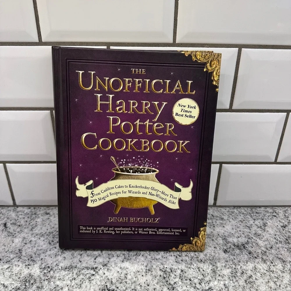 Adams Media The Unofficial Harry Potter Cookbook Purple Hardcover Magic Recipes